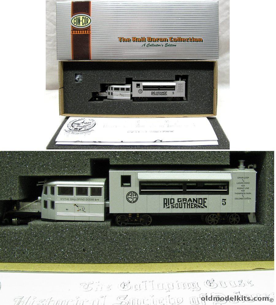 Con-Cor 1/87 Galloping Goose Tourist Locomotive DCC Ready, HOn3 4151 plastic model kit